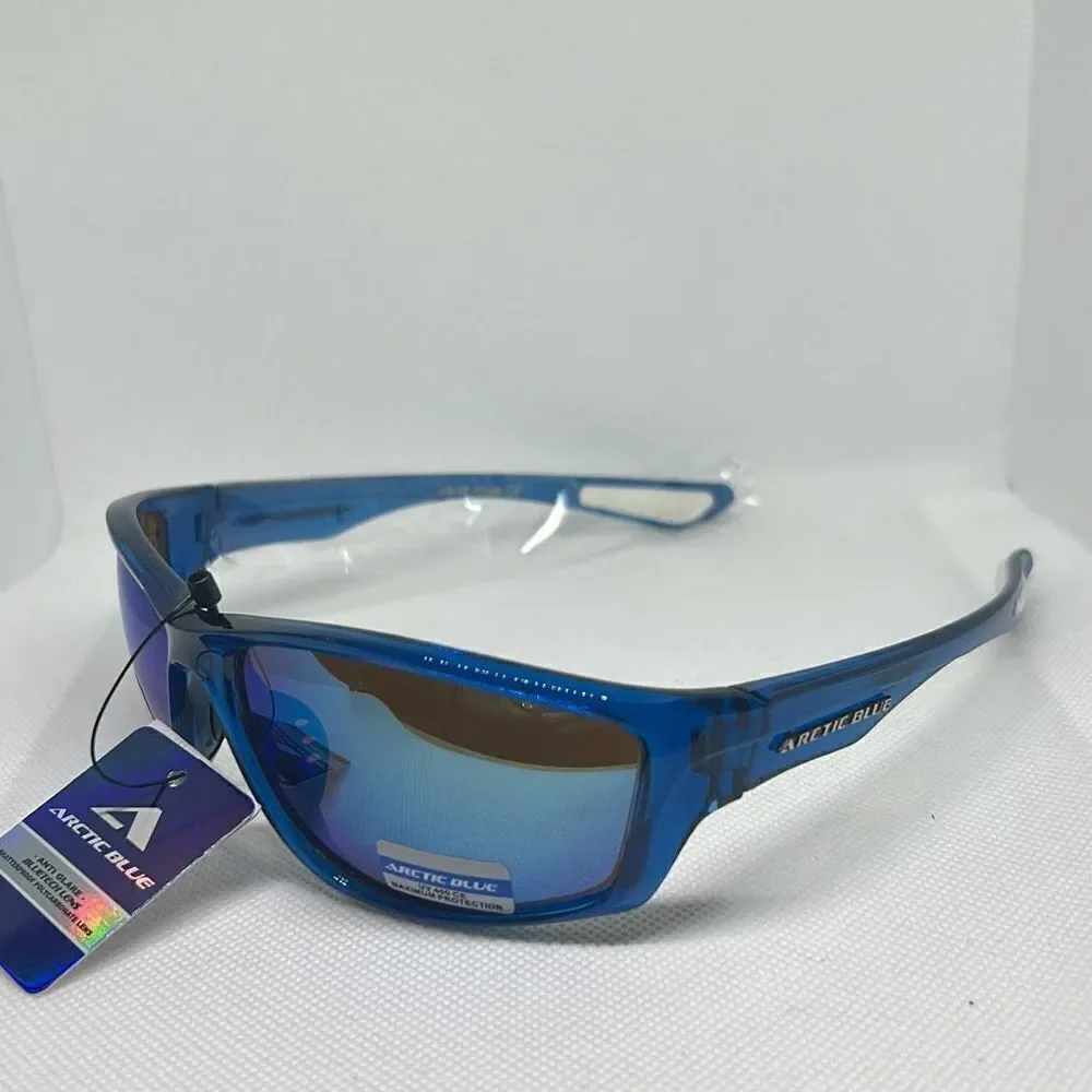 Arctic Blue Mirrored Sunglasses